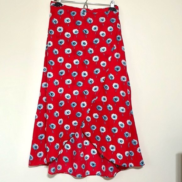 J. Crew Factory Floral Petal Front Skirt Size XS - Picture 1 of 7